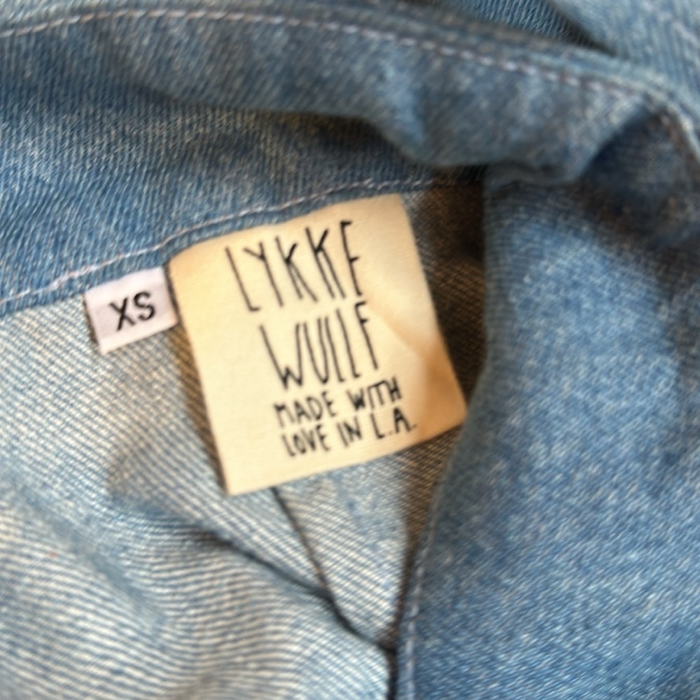 Lykke Wullf denim anita overalls XS deadstock - Picture 7 of 8